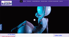 Desktop Screenshot of connecticutballet.org